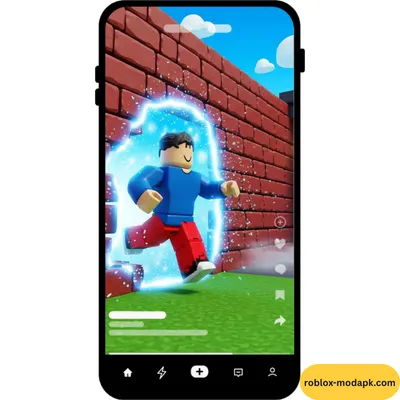 Character using wall-hack feature in Roblox Mod APK