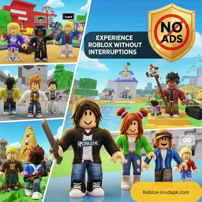 Roblox Mod APK with no advertisements
