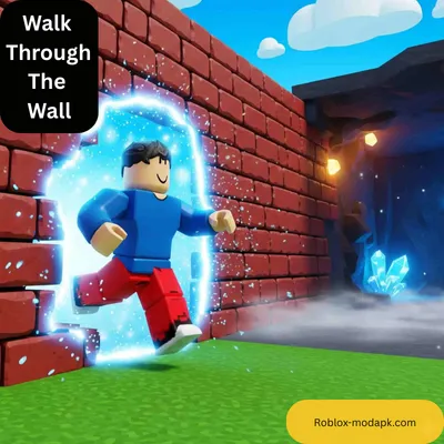 Roblox Mod APK walk through walls feature