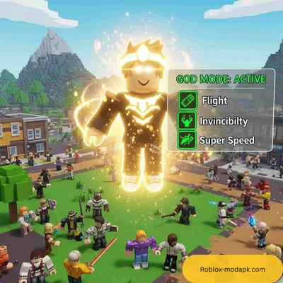 Roblox Mod APK God Mode feature