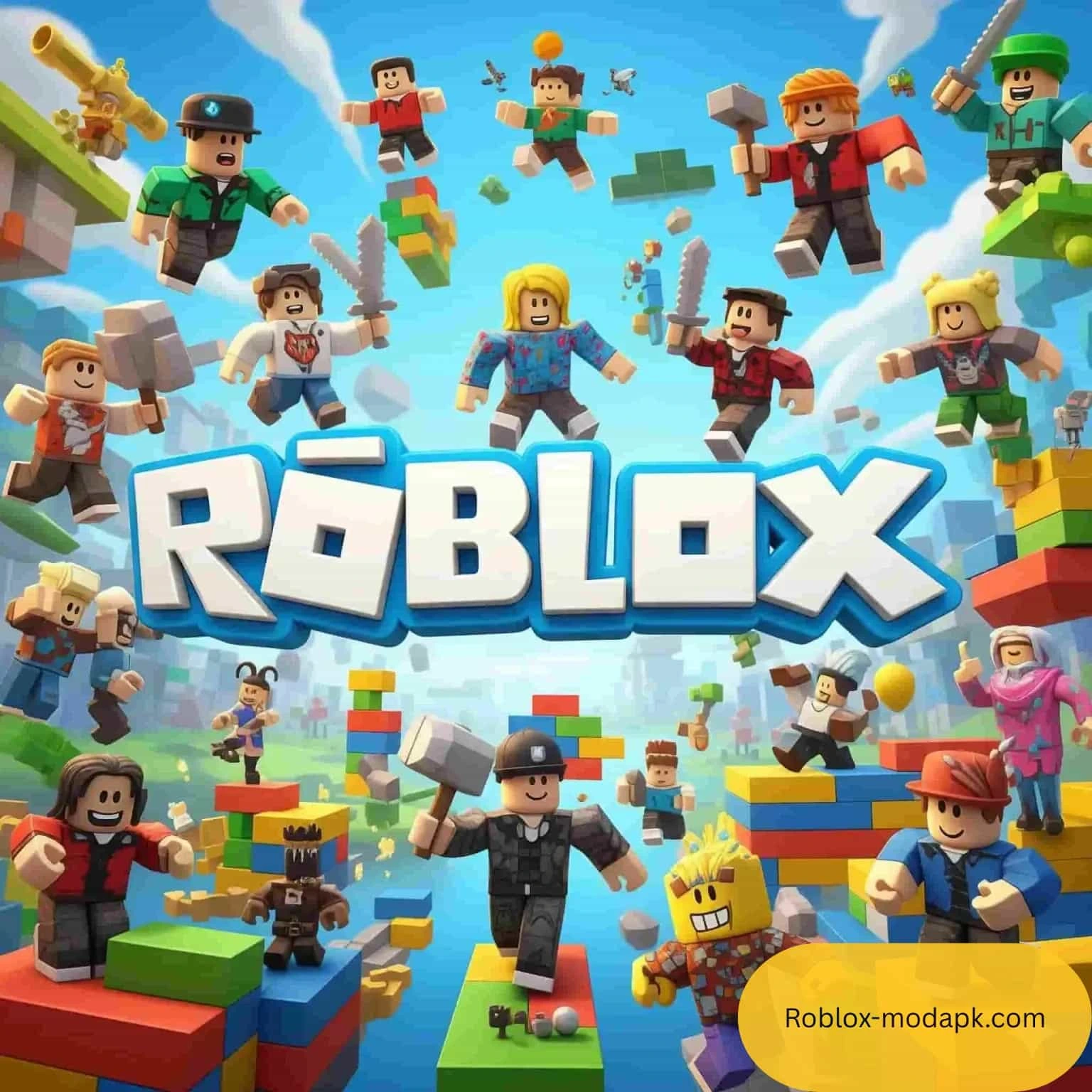 Roblox Mod APK flying characters with special features